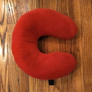 Red Travel Neck Pillow